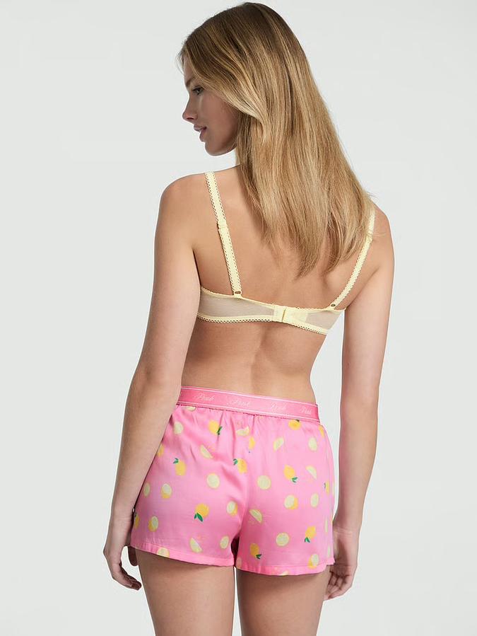 Silky Boxy Pajama Shorts image number 1