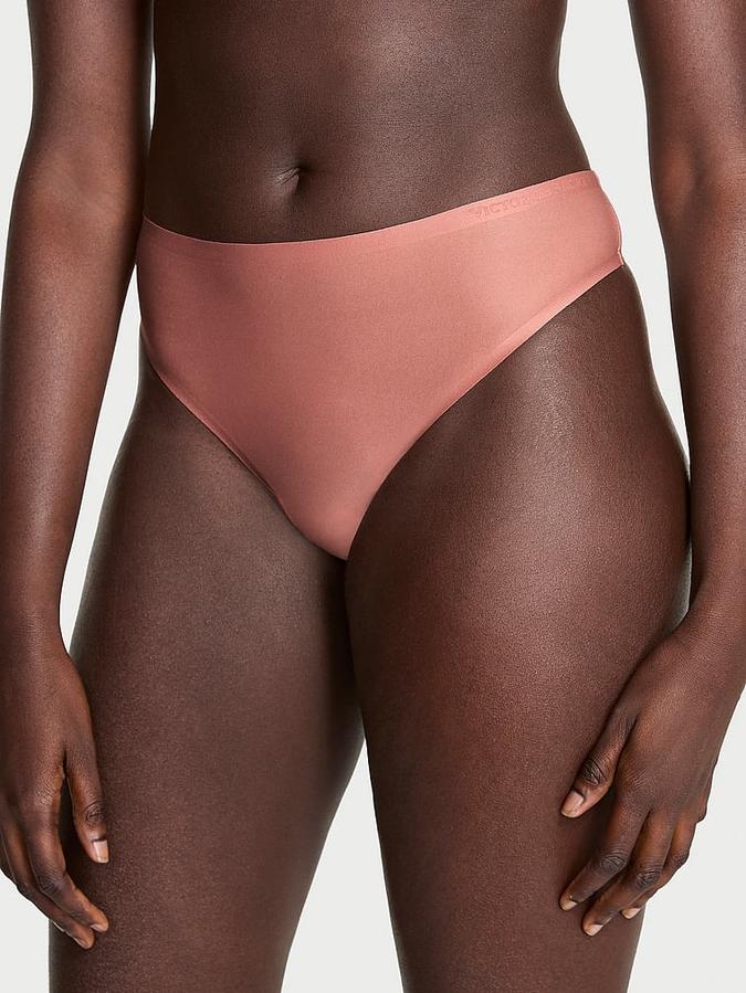 Body by Victoria Flex Mid-Rise Thong Panty image number 0