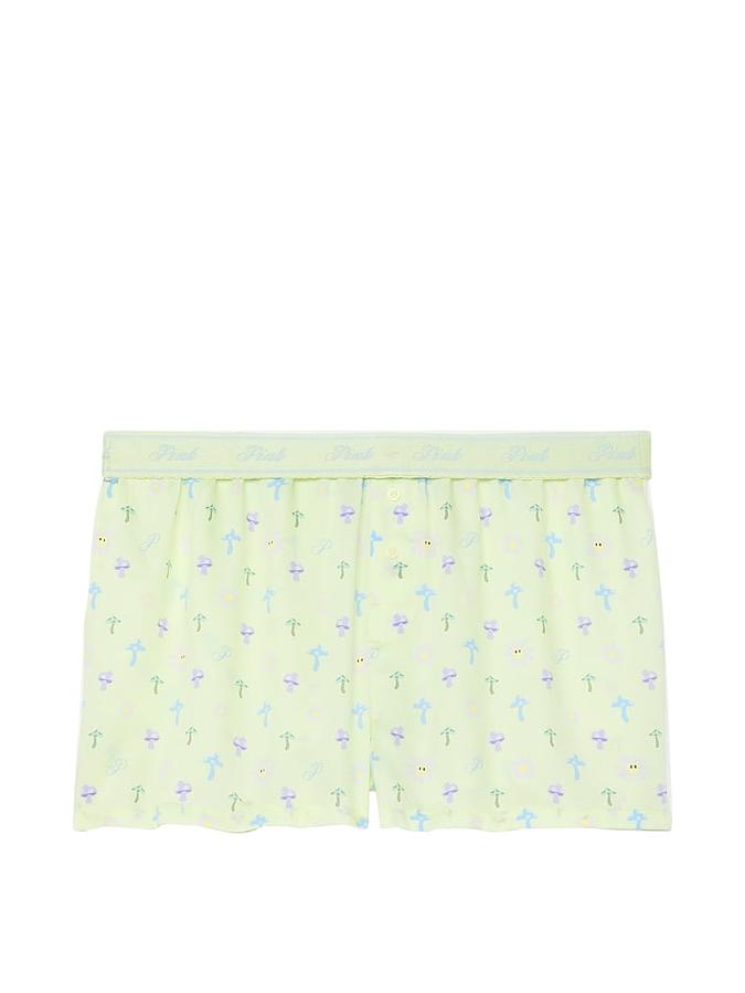 Silky Boxy Pajama Shorts image number 2