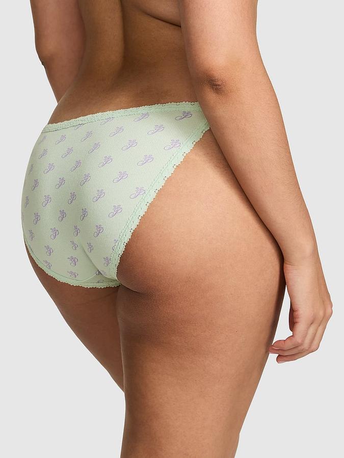 Wink Lace-Trim String Bikini Panty