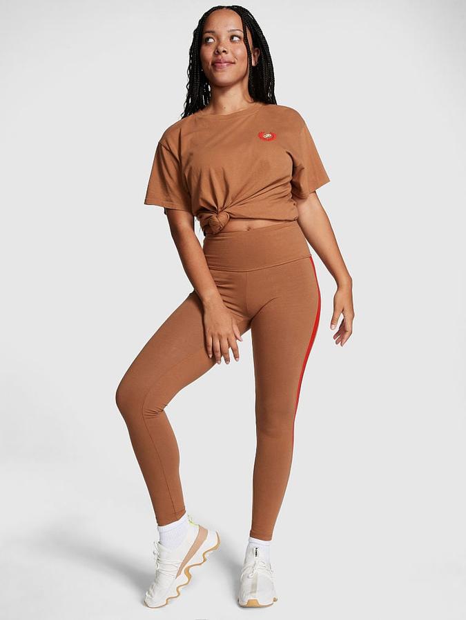 Cotton High-Waist Leggings image number 0