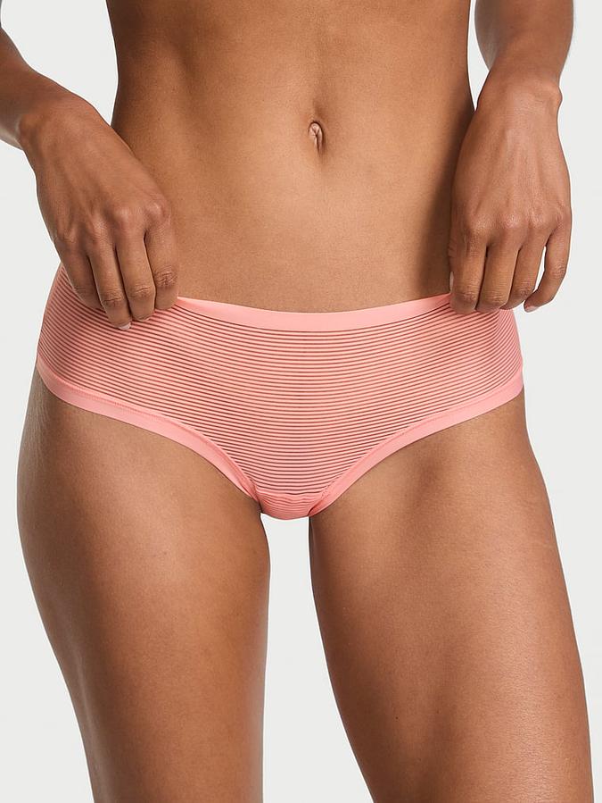 No-Show [Stripe Mesh] Cheeky Panty image number 0