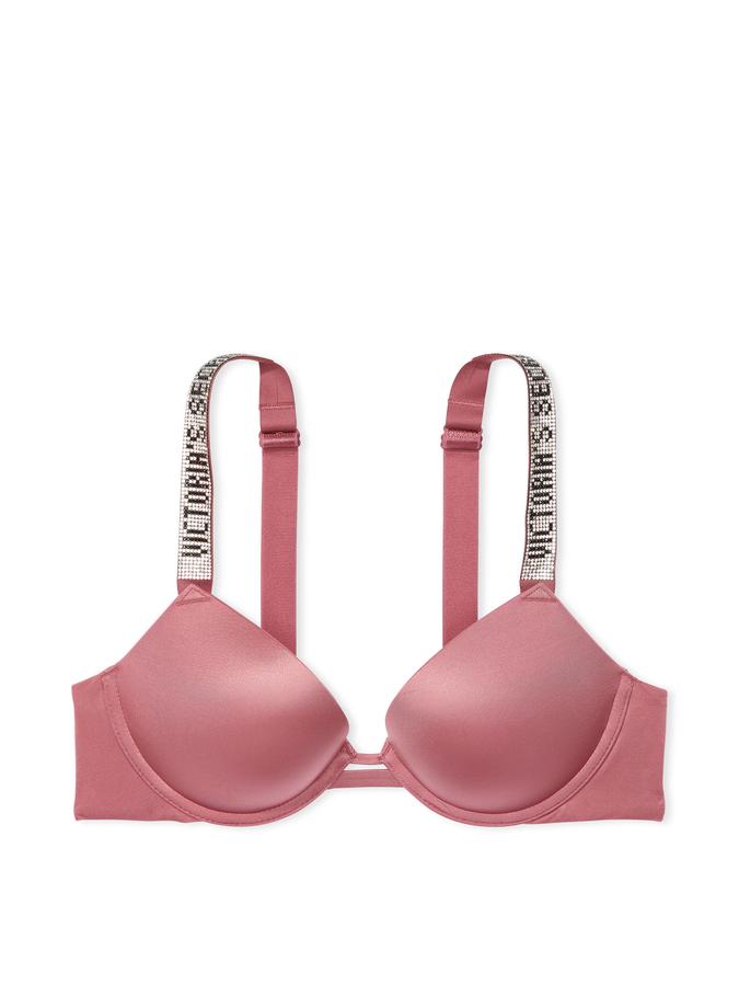 Shine Strap Push-Up Bra image number 0