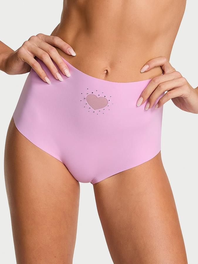 No-Show Heart Cut-Out Modern Brief Panty