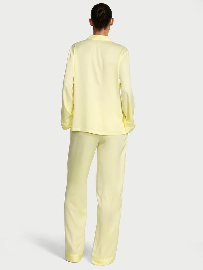 Signature Satin Long Pajama Set