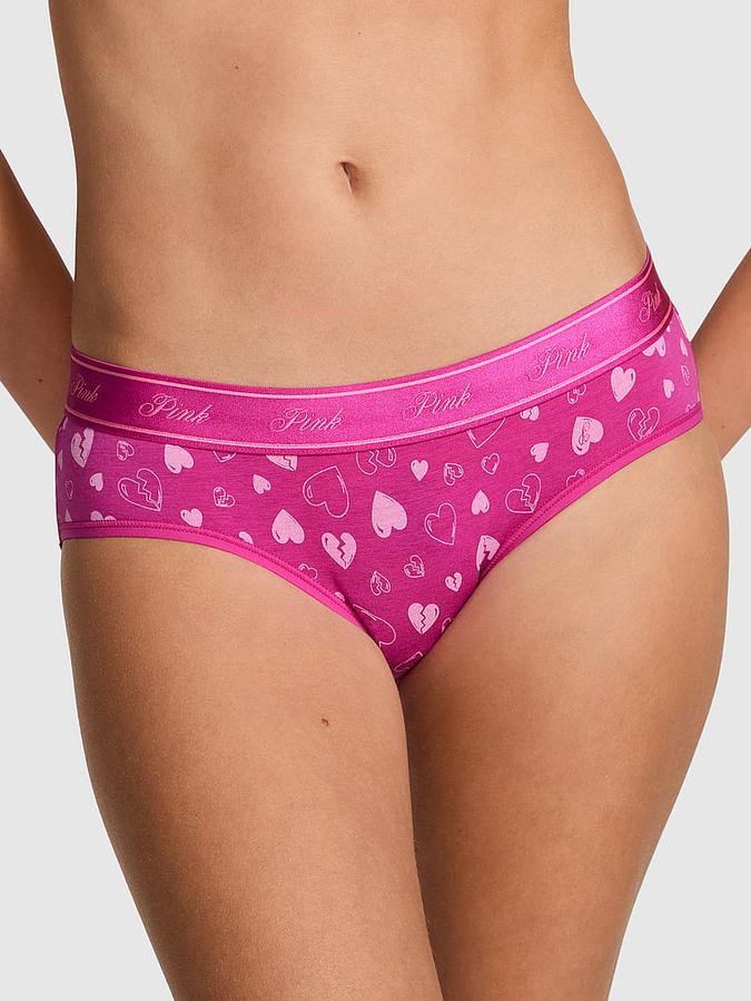 Logo Cotton Hiphugger Panty