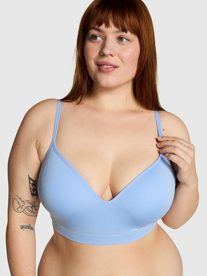 Seamless Wireless Push-Up Bralette image number 0