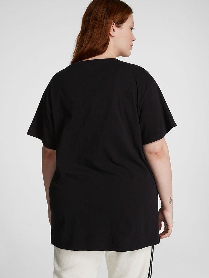 Oversized Short-Sleeve Campus T-Shirt image number 1