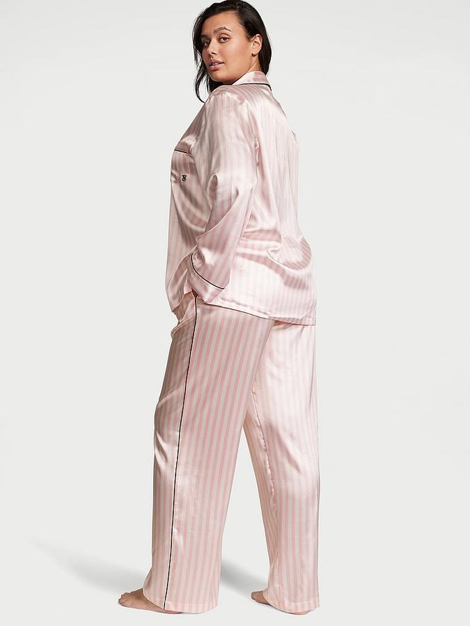 Satin Long Pajama Set image number 1