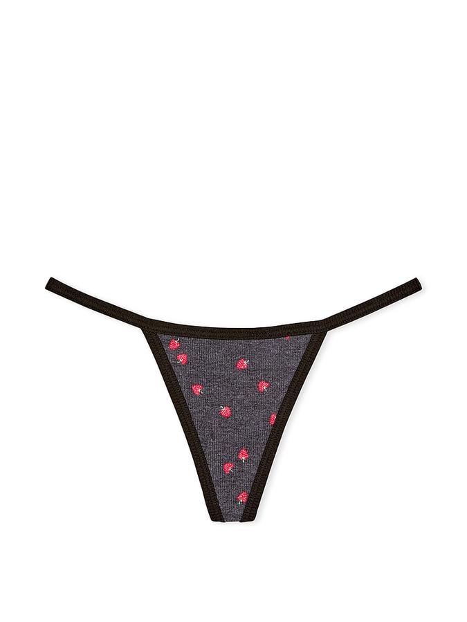 Cotton V-String Panty image number 2