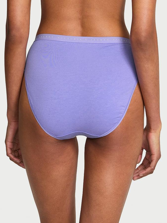 Stretch Cotton High-Leg Brief Panty