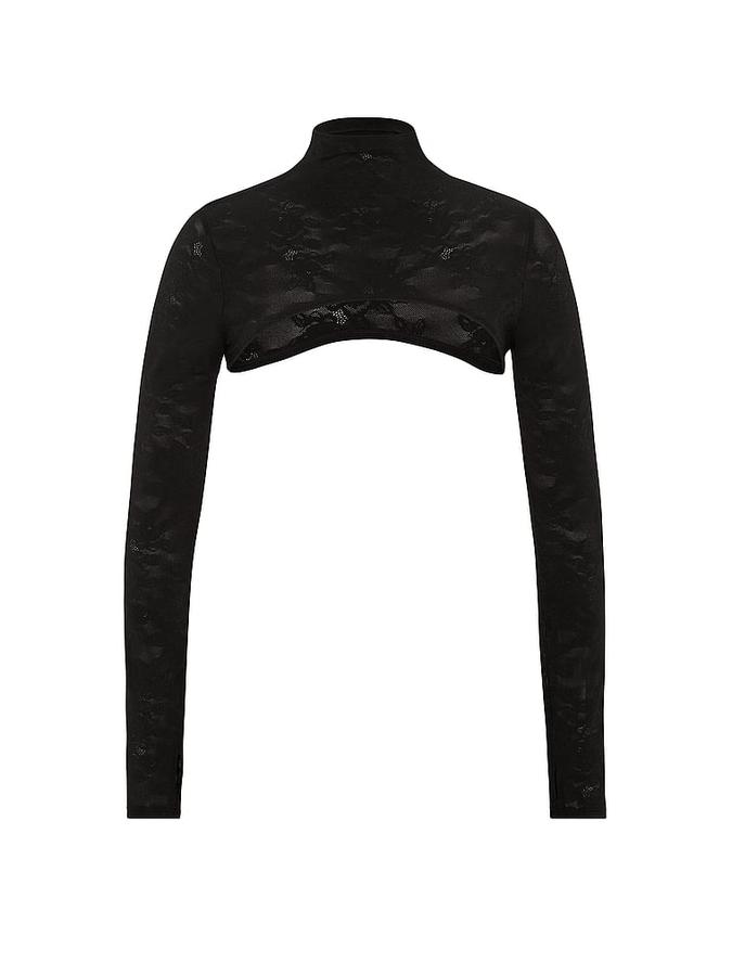 VSX RoseFlex Lace Mock-Neck Shrug image number 2