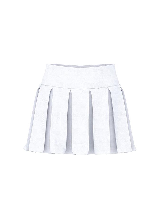 All-Day Cotton Foldover Pleated Skort image number 2