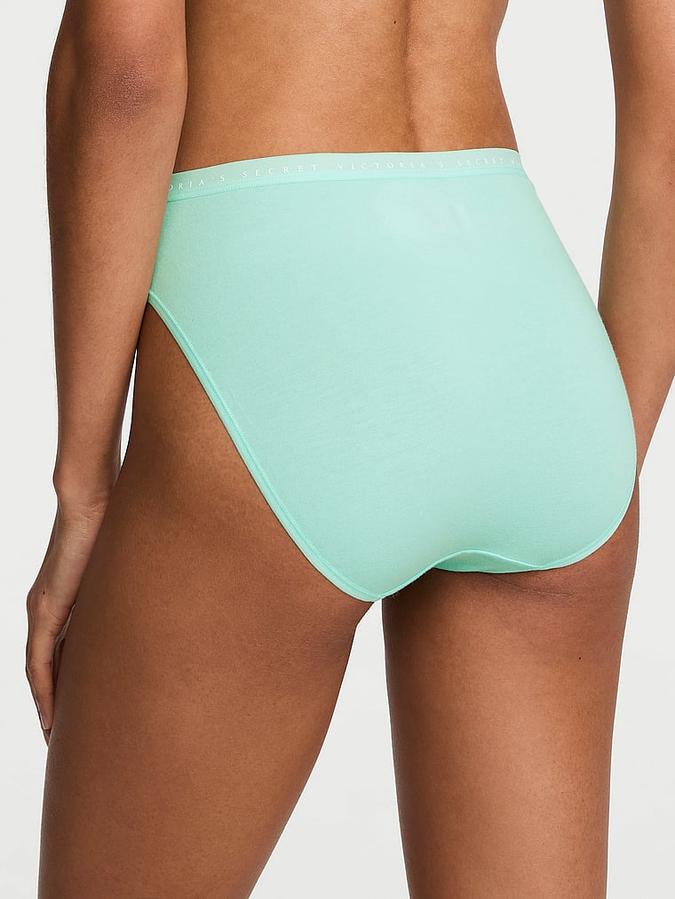 Stretch Cotton High-Leg Brief Panty