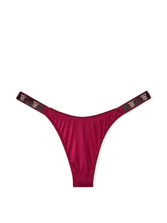 Shine Strap Thong Panty image number 1
