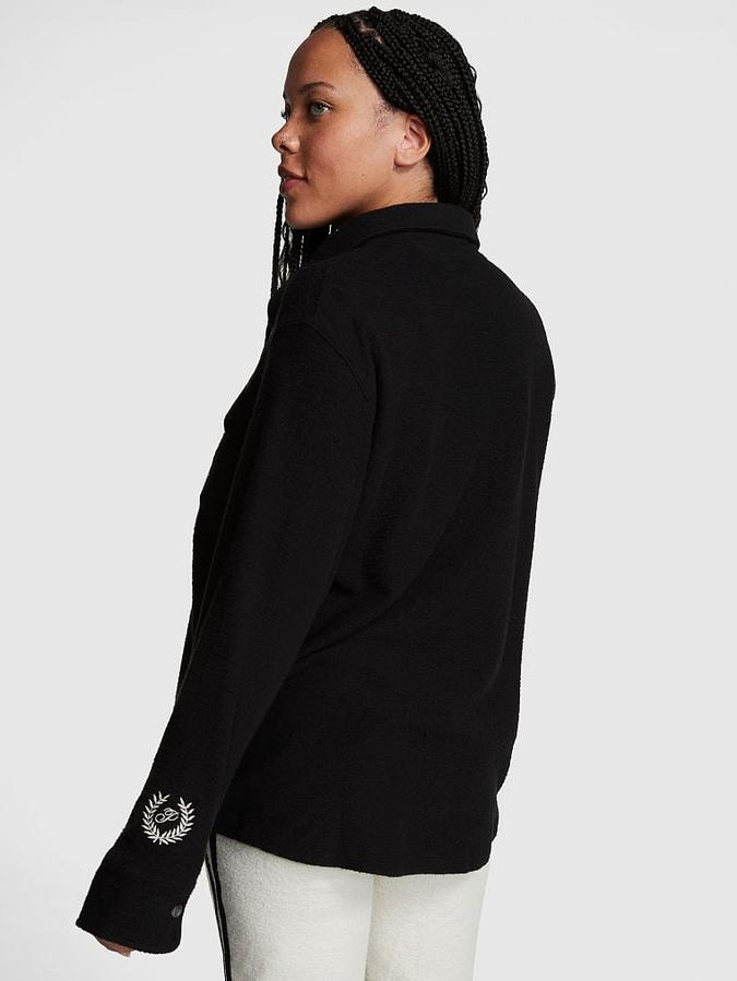 Reverse Fleece Shacket