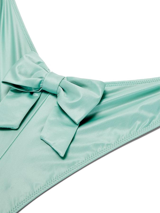 Satin Bow-Back Brazilian Panty image number 3