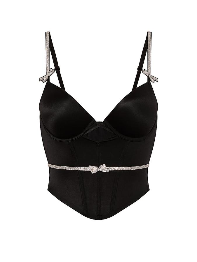 Shine Bow Push-Up Corset Top image number 2