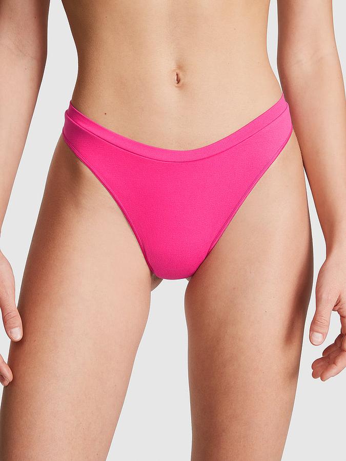 Seamless Scoop Thong Panty image number 0
