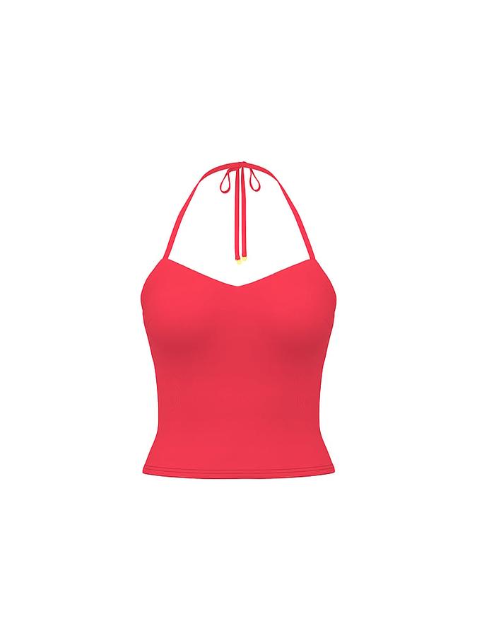 Essential Scoop Halter Tankini Top image number 2