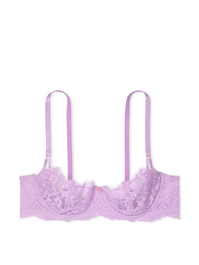 Wicked Unlined Lace Balconette Bra image number 2