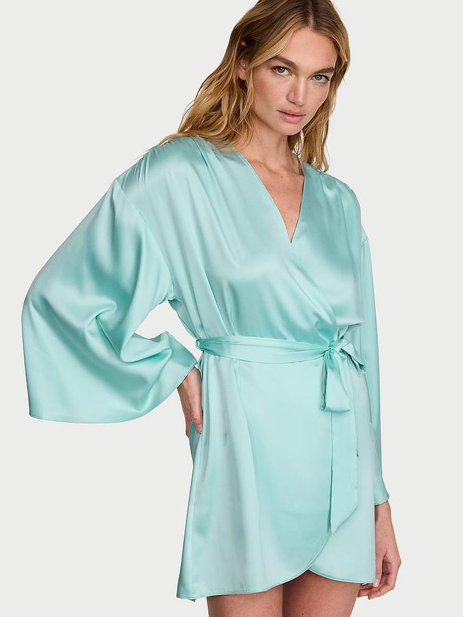 Satin Short Robe