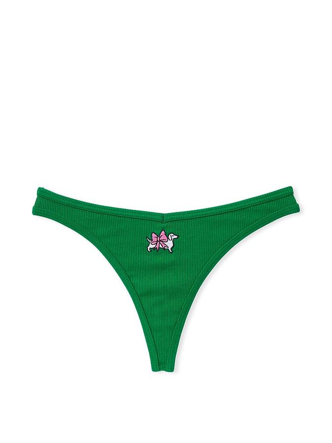 Cotton Thong Panty image number 1