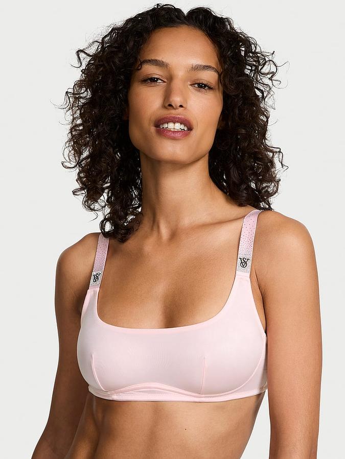 Shine Strap Scoop Bralette