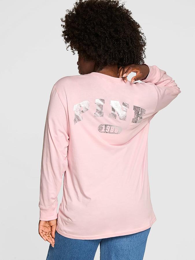 Campus Cotton Long-Sleeve Tee image number 1
