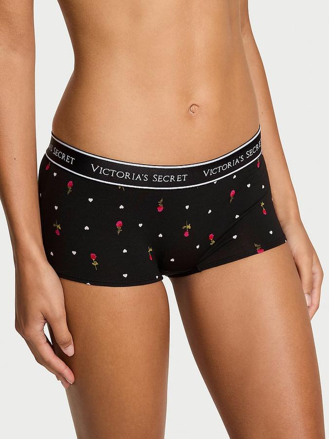 Logo Cotton Boyshort Panty