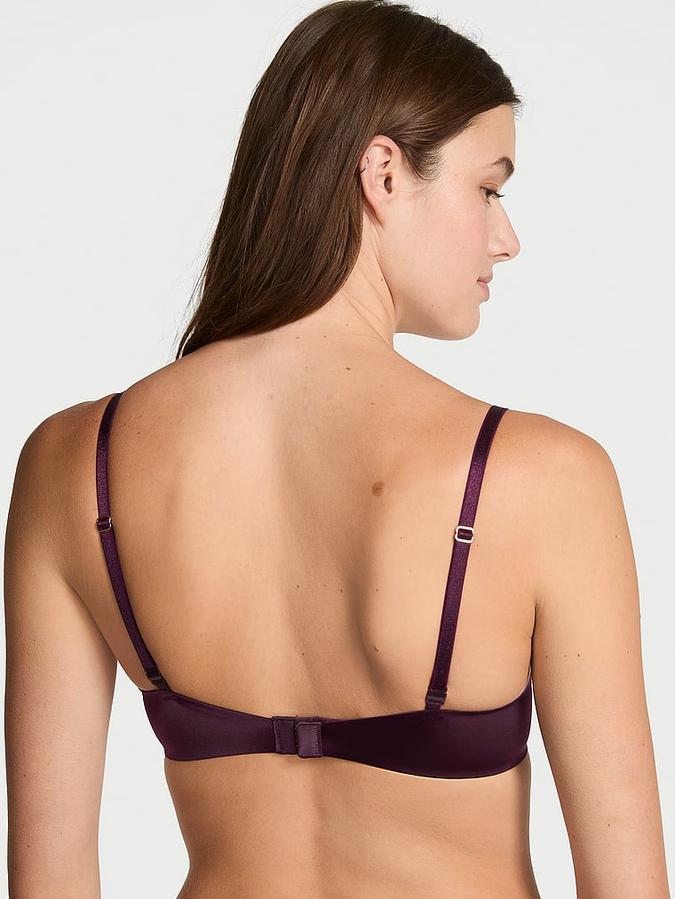 Smooth Lightly Lined Plunge Demi Bra