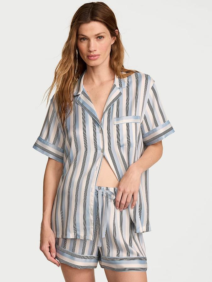 Signature Satin Short Pajama Set