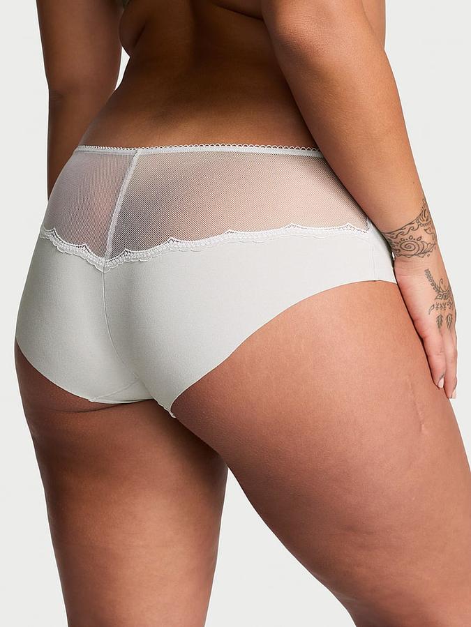 No-Show Lace-Trim Hiphugger Panty
