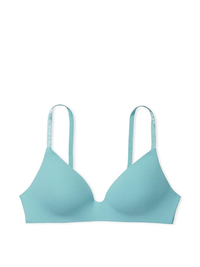 Lightly Lined Micro-Rib Wireless Bra image number 2