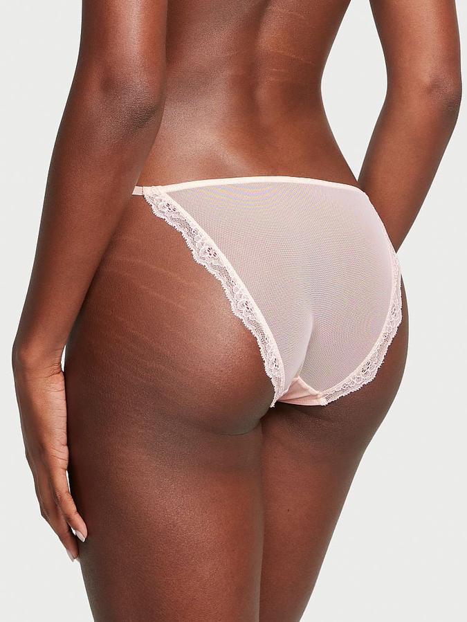 Rosebud Embroidery String Bikini Panty image number 1