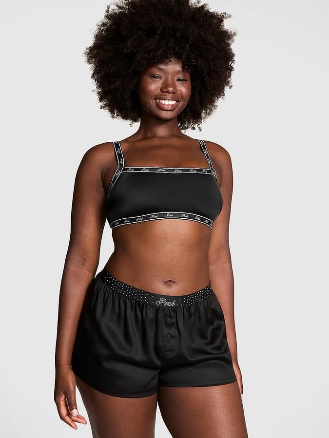 Silky Sleep Shine Boxy Pajama Shorts image number 0