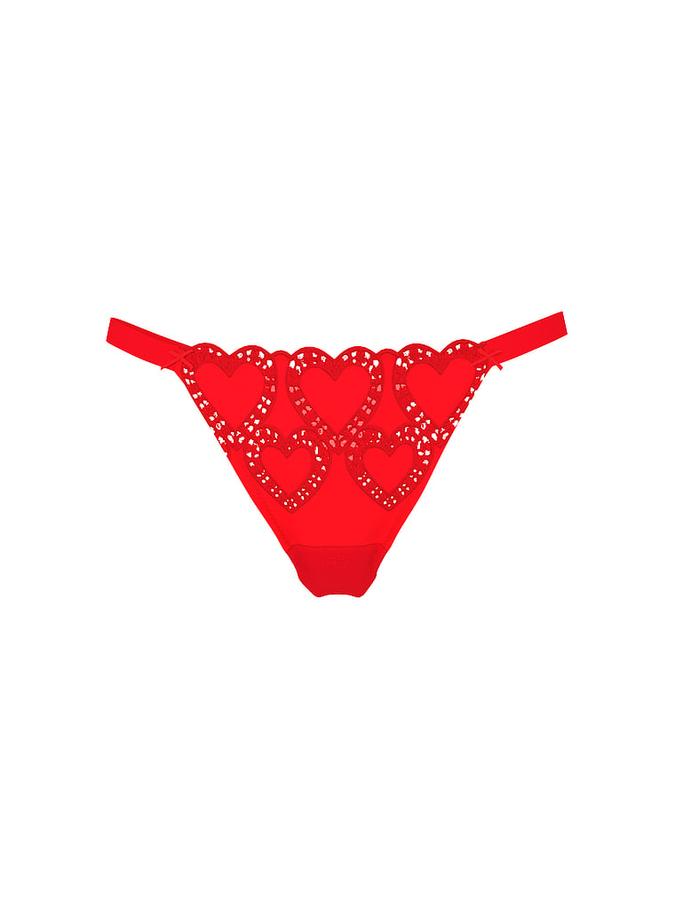 Heartbeat Embroidery Thong Panty image number 2