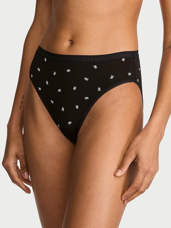 Stretch Cotton High-Leg Brief Panty