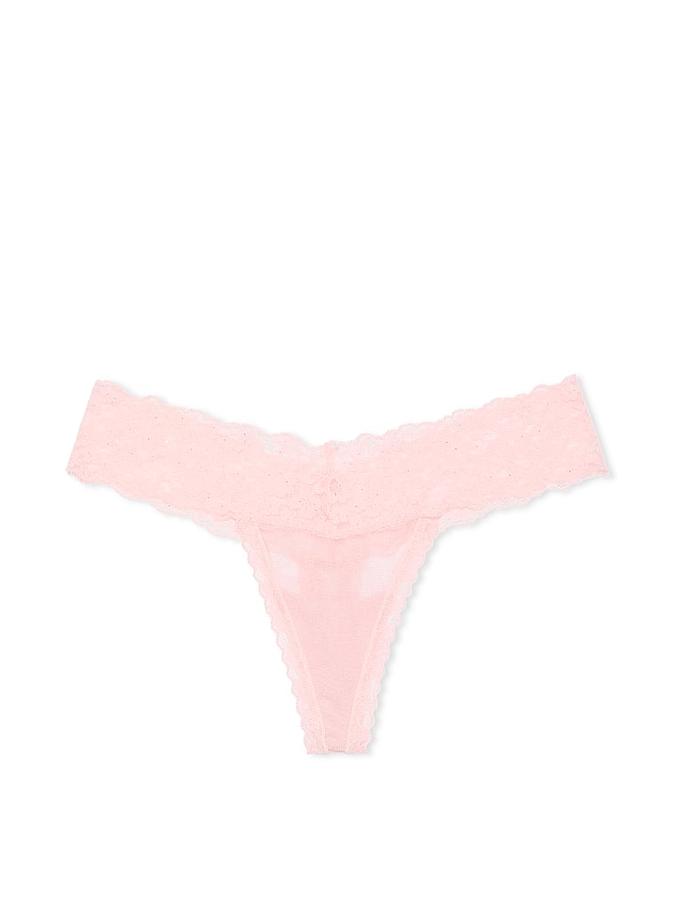 Sequin Posey Mesh Thong Panty image number 2