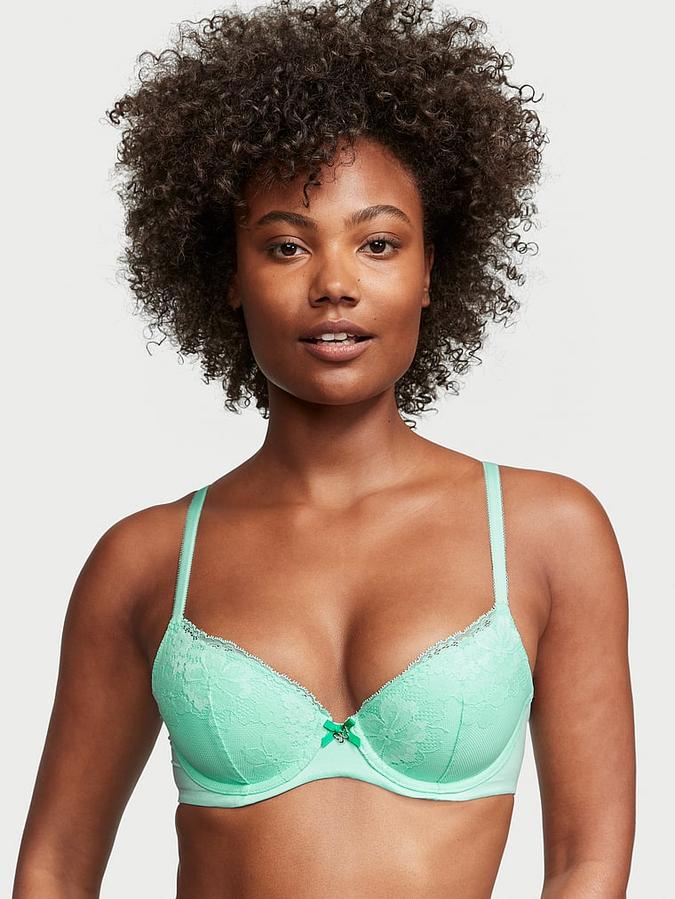 Lightly Lined Lace Demi Bra image number 0
