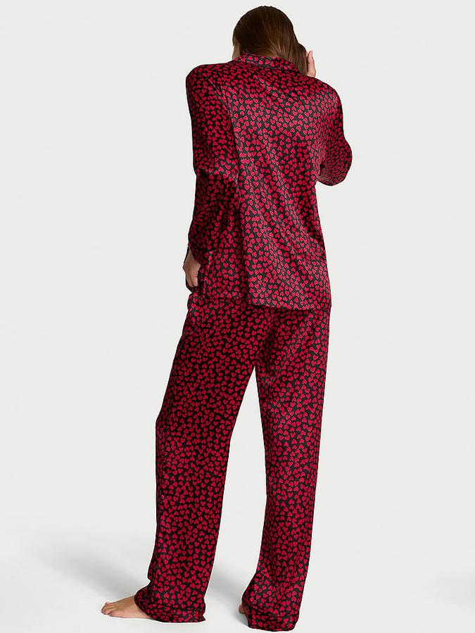 Signature Satin Long Pajama Set