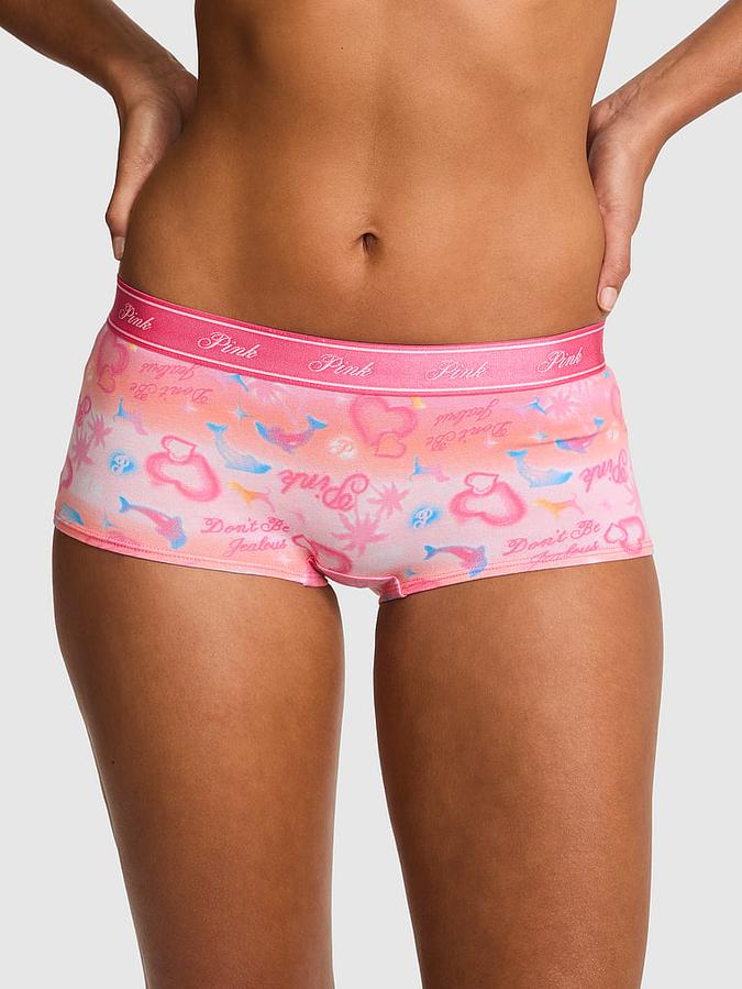 Logo Cotton Boyshort Panty