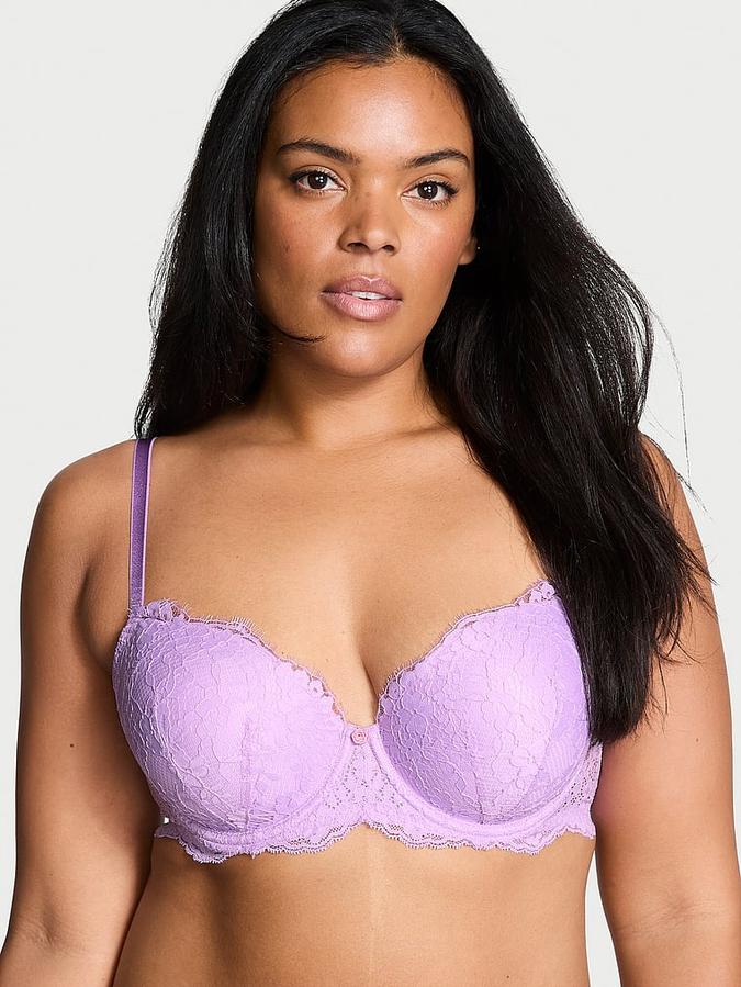 Lace Lightly Lined Classic Coverage Demi Bra image number 0
