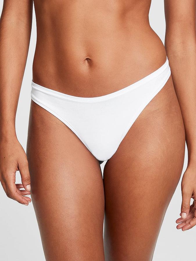 Cotton Thong Panty image number 0