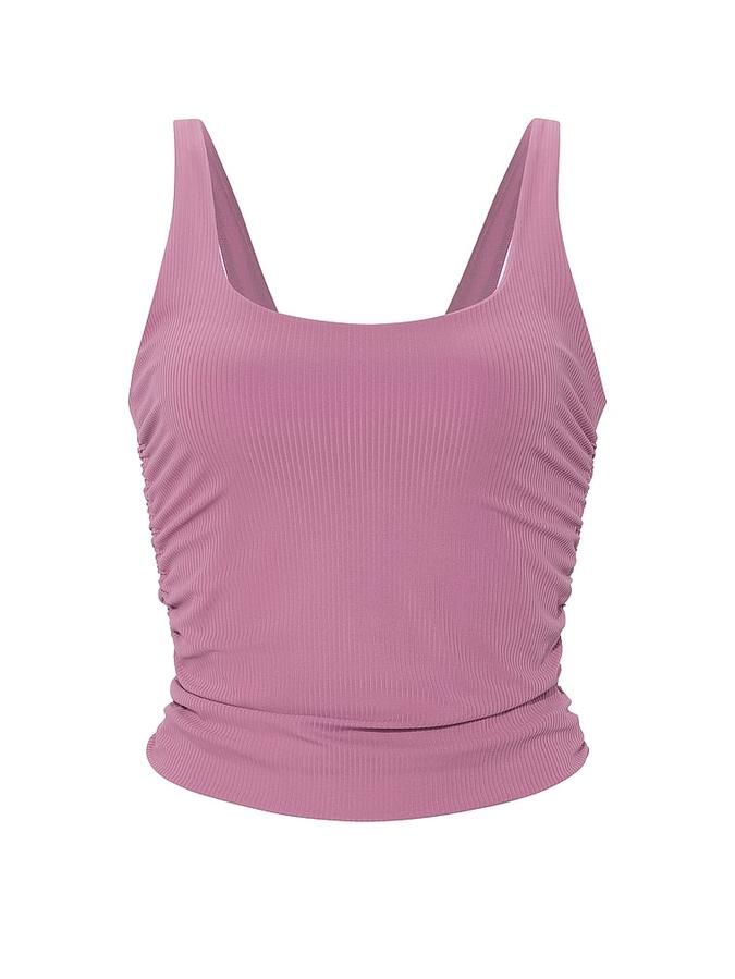VSX Elevate&trade; Rib Ruched Tank Top image number 2