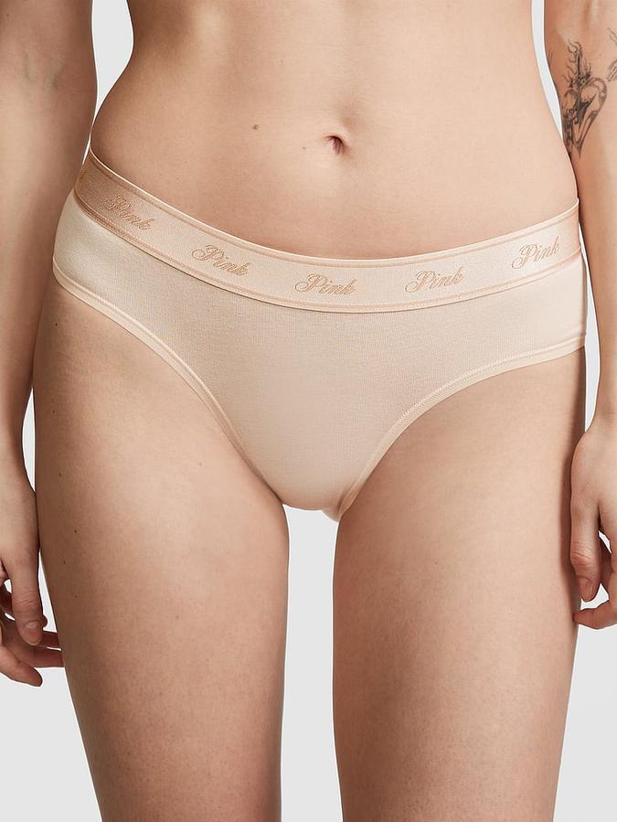 Logo Cotton Hiphugger Panty