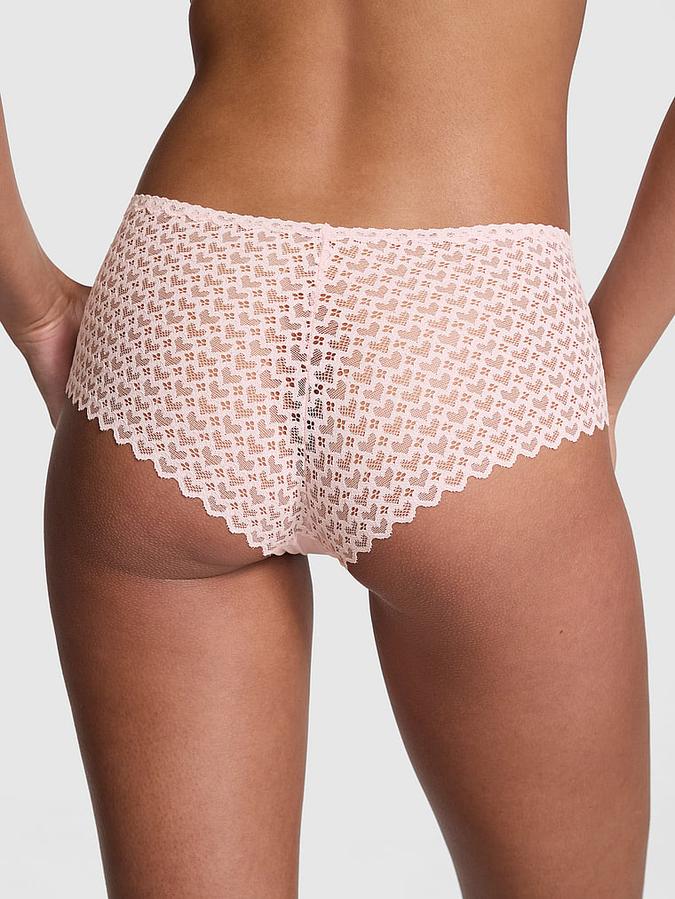No-Show Heart Lace Cheeky Panty image number 1