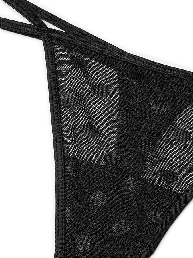 DOT MESH STRAPPY THONG image number 2