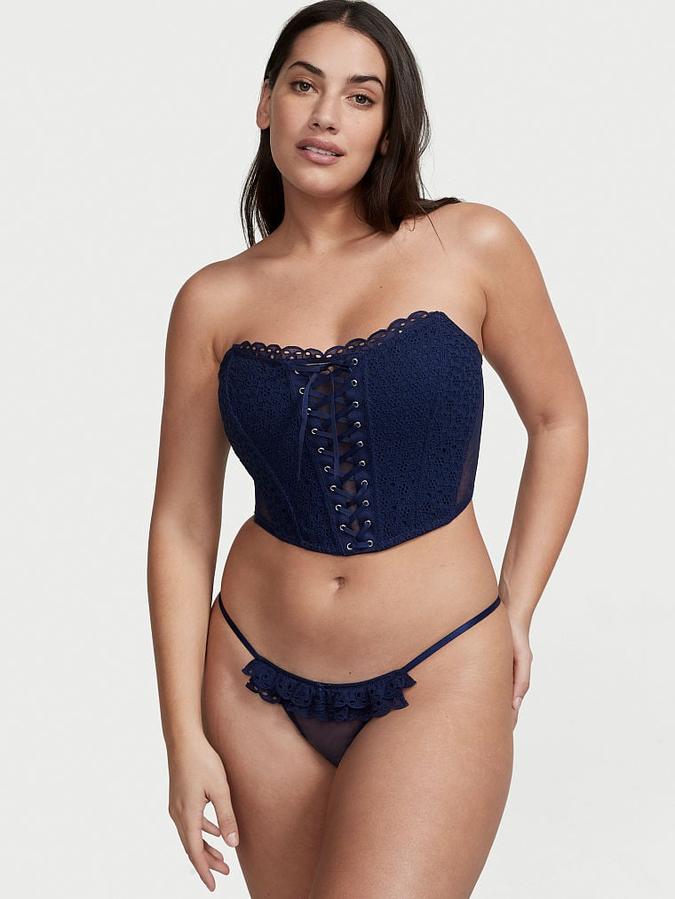 Eyelet Lace String Bikini Panty image number 0