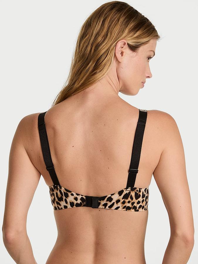 Logo Shine Strap Push-Up Bra